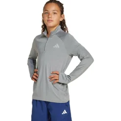 adidas - Kid's Goto PZ 1/4 Zip Longsleeve Tee - Longsleeve