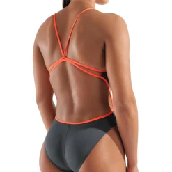 Arena - Women's Swimsuit Lace Back Solid - Badeanzug
