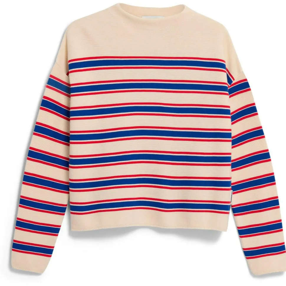 ARMEDANGELS - Women's Merinaa Stripes Knit Sweater - Pullover