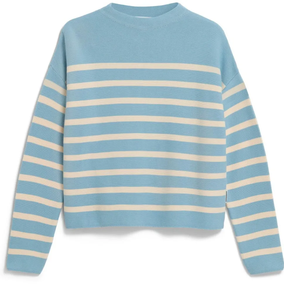 ARMEDANGELS - Women's Merinaa Stripes Knit Sweater - Pullover