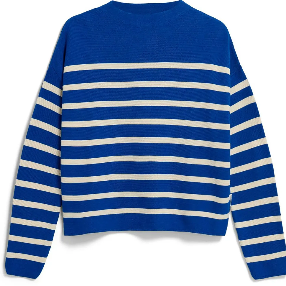 ARMEDANGELS - Women's Merinaa Stripes Knit Sweater - Pullover