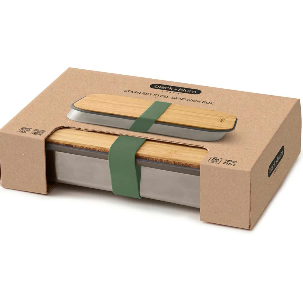 black+blum - Edelstahl Sandwich Box - Essensaufbewahrung