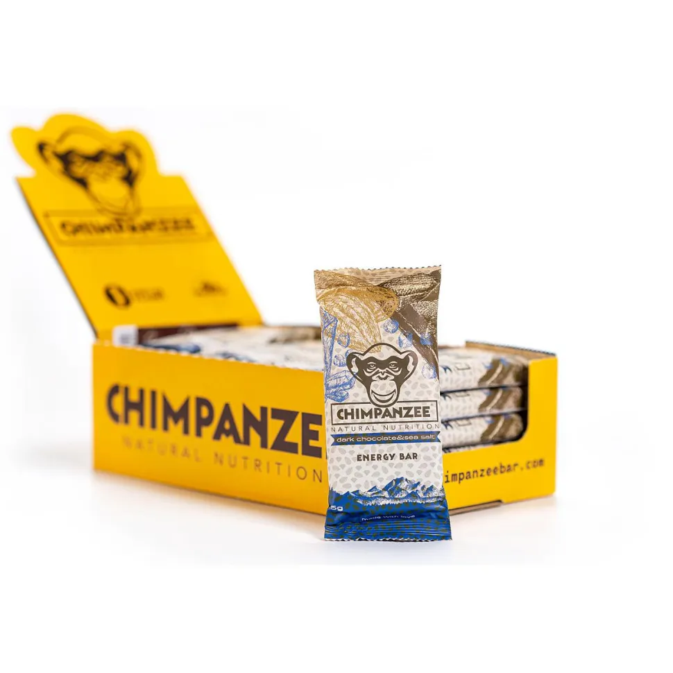 Chimpanzee - Energy Bar Dark Chocolate & Sea Salt - Energieriegel