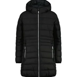 CMP - Girl's Down Coat Fix Hood Taffeta - Mantel