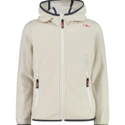 CMP - Girl's Jacket Fix Hood Jacquard Knitted 3H19825 - Fleecejacke