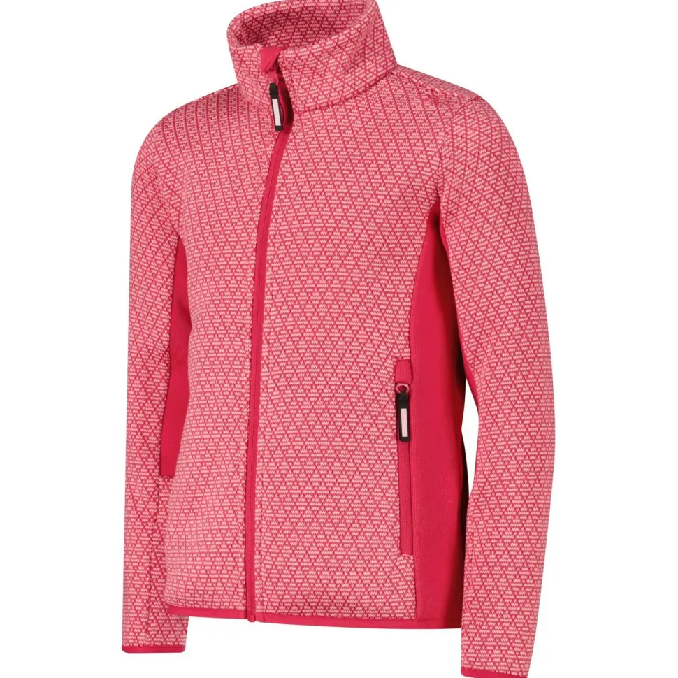 CMP - Girl's Jacket Jacquard Knitted 35H1595 - Fleecejacke