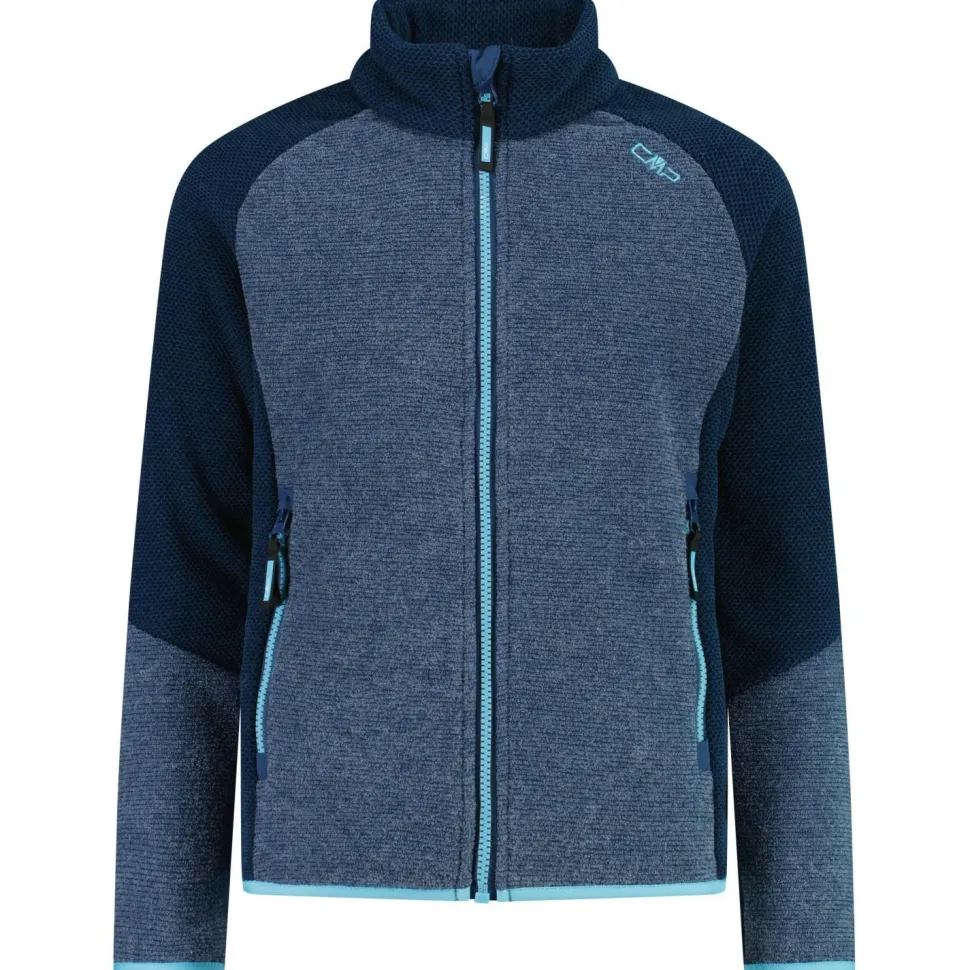 CMP - Girl's Jacket Jacquard Knitted Stripes - Fleecejacke