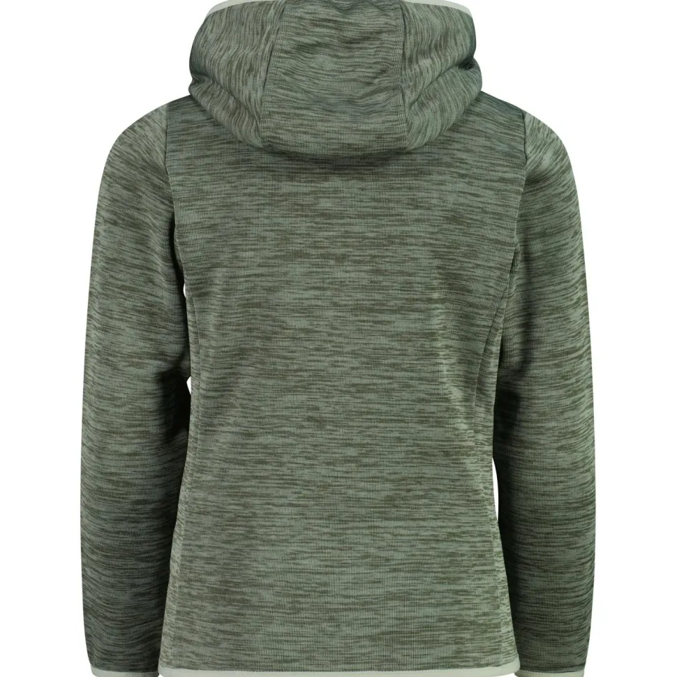CMP - Girl's Jacquard Knitted Jacket Fix Hood - Fleecejacke