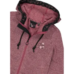 CMP - Women's Jacket Fix Hood Jacquard Knitted 35H1656 - Fleecejacke