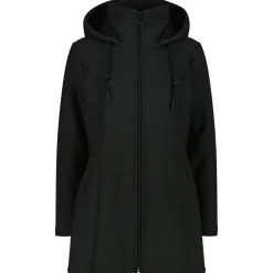 CMP - Women's Parka Fix Hood Bonded Knitted w. Fur - Fleecejacke