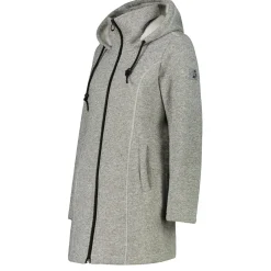 CMP - Women's Parka Fix Hood Bonded Knitted w. Fur - Fleecejacke