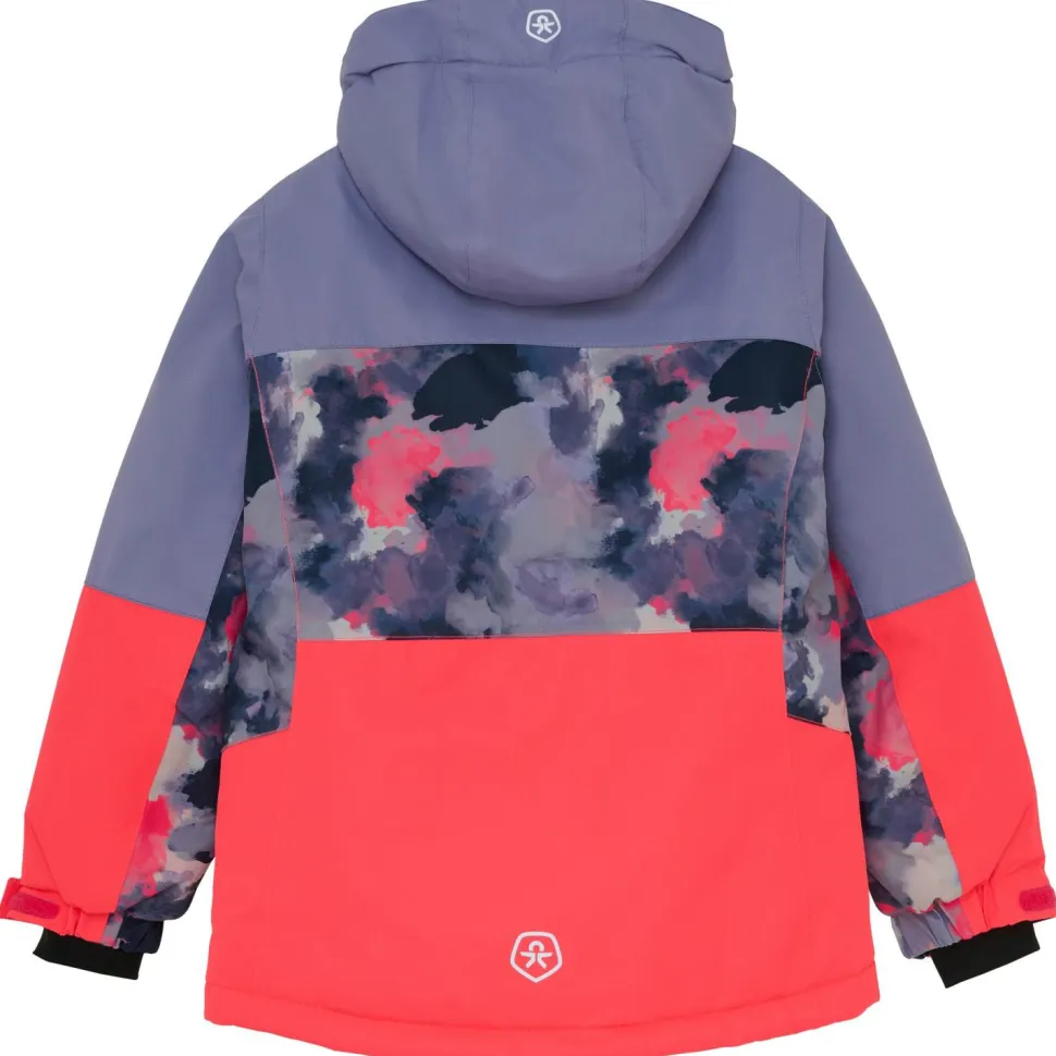 Color Kids - Girl's Ski Jacket Colorblock with Chest Pocket - Skijacke