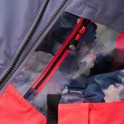 Color Kids - Girl's Ski Jacket Colorblock with Chest Pocket - Skijacke