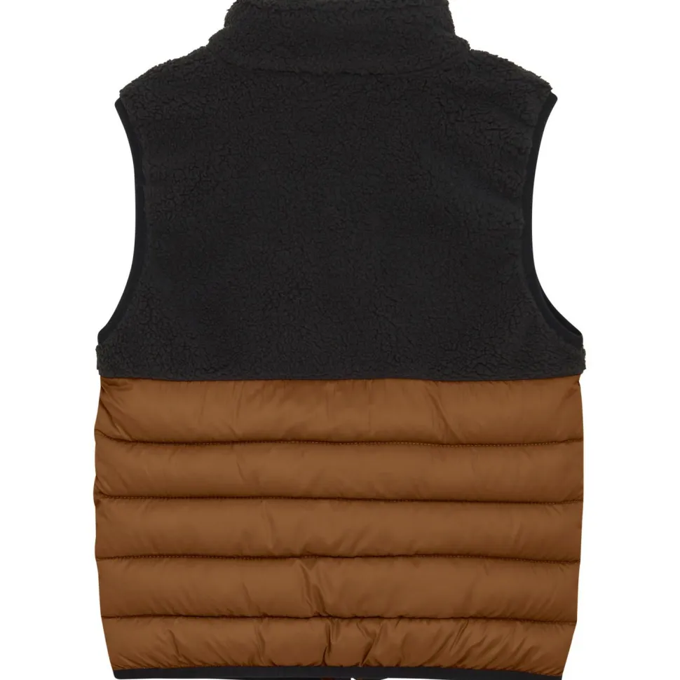Color Kids - Kid's Fleece Waistcoat With Quilt - Fleeceweste