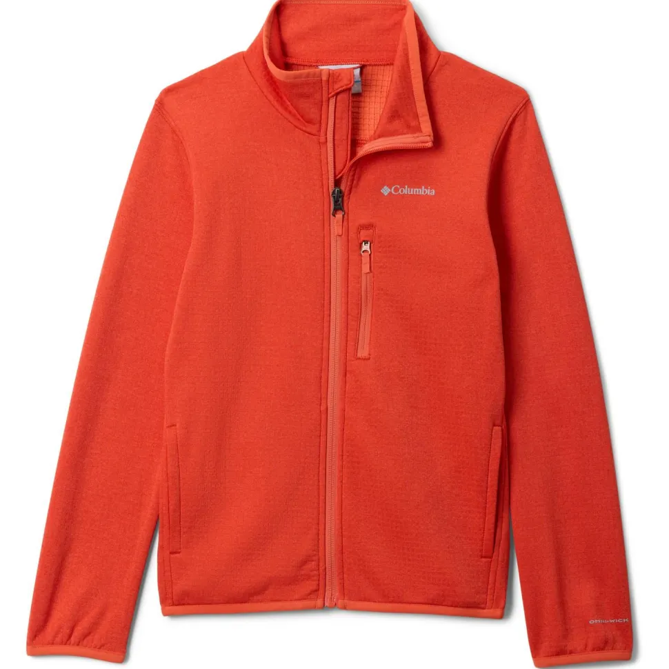 Columbia - Kid's Essential Hike Grid Fleece Full Zip - Fleecejacke