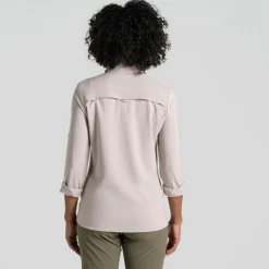 Craghoppers - Women's Nosilife Pro Langarm Bluse V - Bluse