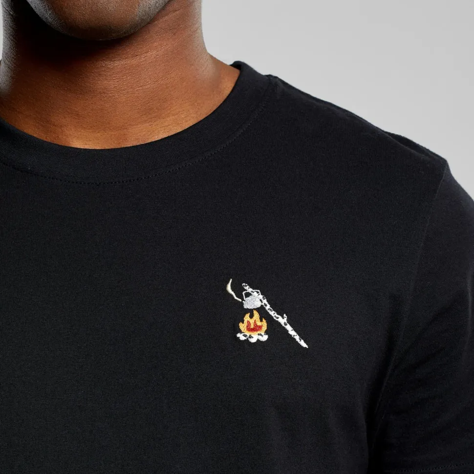 DEDICATED - T-Shirt Stockholm Hot Coffee Emb - T-Shirt