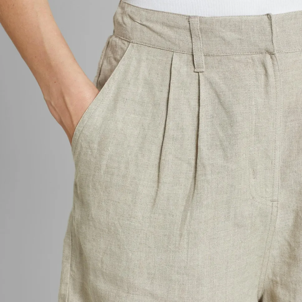 DEDICATED - Women's Shorts Djupvik Linen - Shorts
