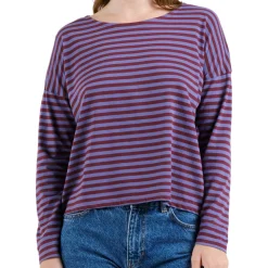DEDICATED - Women's Top Humledal Stripes - Longsleeve
