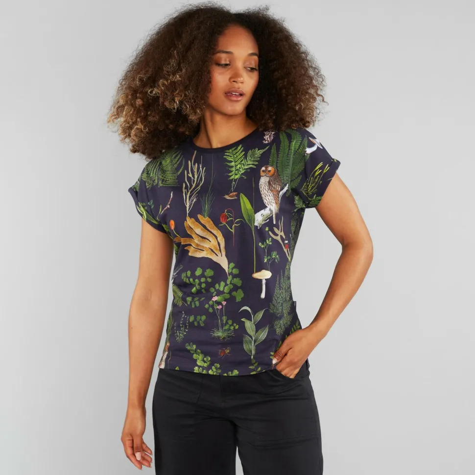 DEDICATED - Women's T-Shirt Visby Secret Garden - T-Shirt