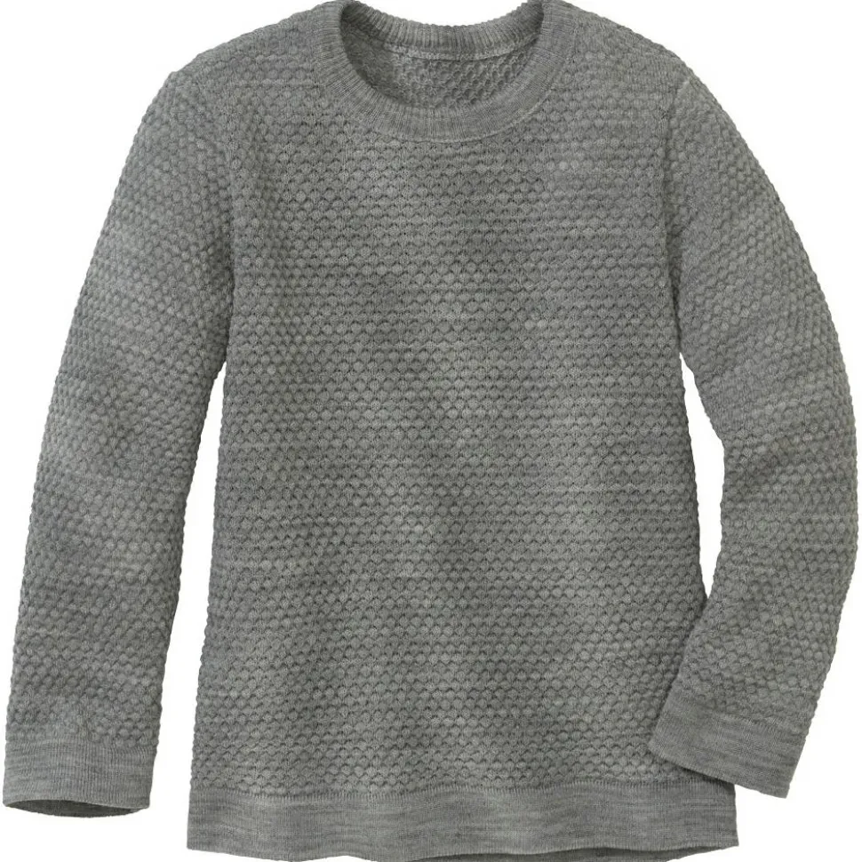 disana - Kid's Wabenstrick-Pullover - Wollpullover
