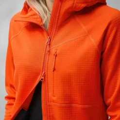 Fjällräven - Women's Abisko Grid Fleece Hoodie - Fleecejacke