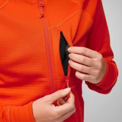 Fjällräven - Women's Abisko Grid Fleece Hoodie - Fleecejacke