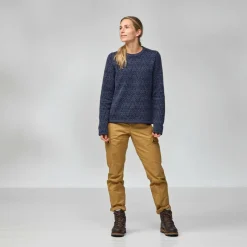 Fjällräven - Women's Snow Round Neck Sweater - Wollpullover