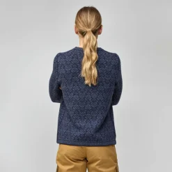 Fjällräven - Women's Snow Round Neck Sweater - Wollpullover