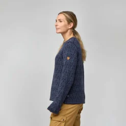 Fjällräven - Women's Snow Round Neck Sweater - Wollpullover