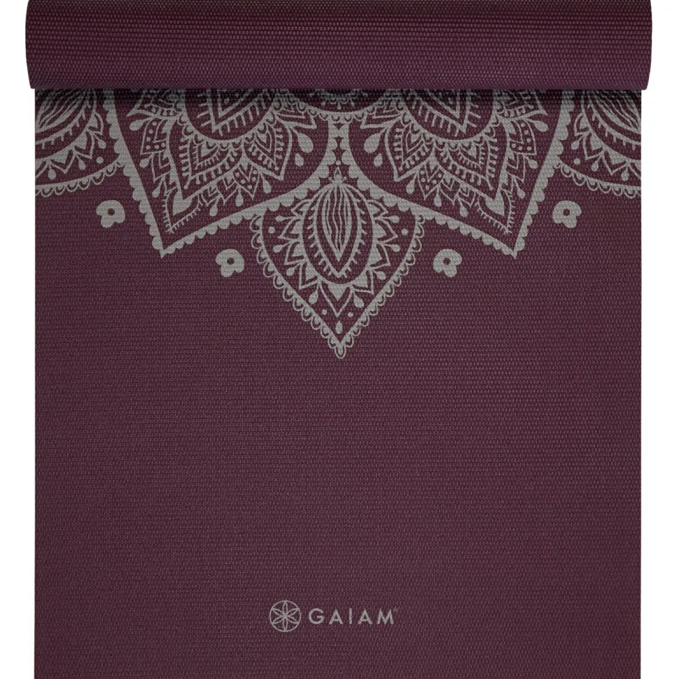 GAIAM - Sundial Flower Yoga Mat 5 mm Classic Printed - Yogamatte