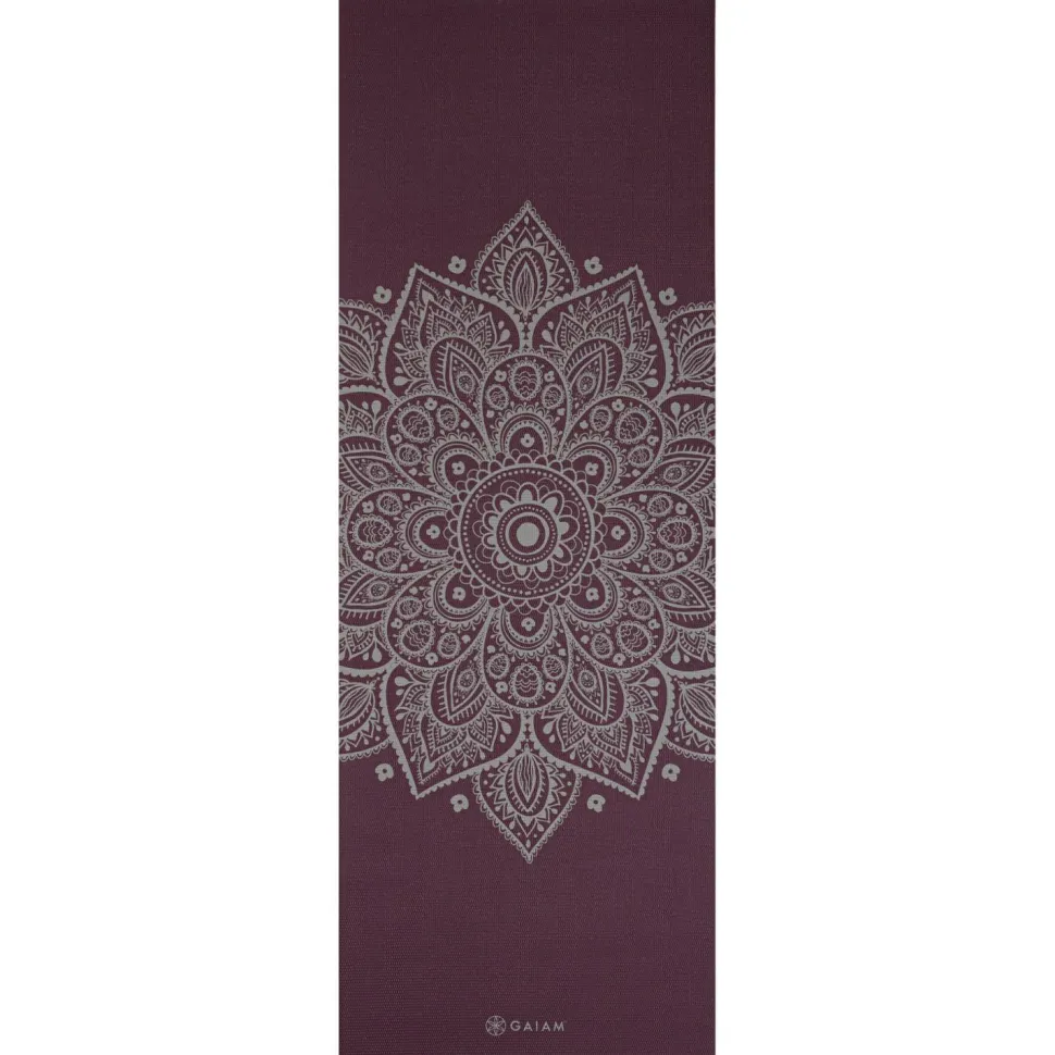 GAIAM - Sundial Flower Yoga Mat 5 mm Classic Printed - Yogamatte