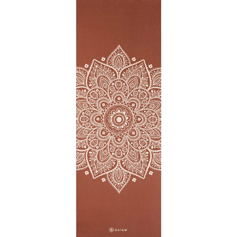 GAIAM - Sundial Flower Yoga Mat 5 mm Classic Printed - Yogamatte