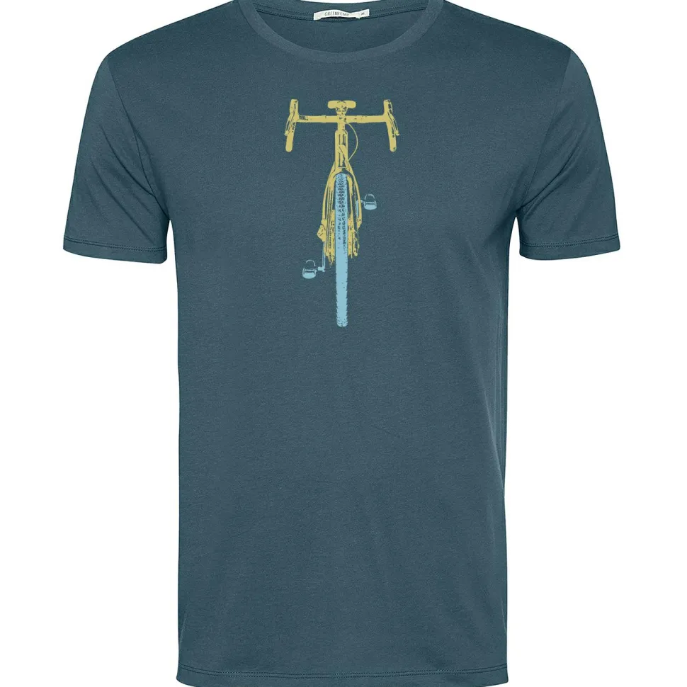 GreenBomb - Bike Front Stamp Guide T-Shirt - T-Shirt
