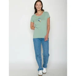 GreenBomb - Women's Bird Look Loves T-Shirt - T-Shirt
