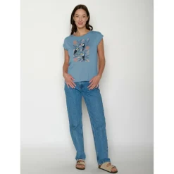 GreenBomb - Women's Tucan Flower Timid - T-Shirt