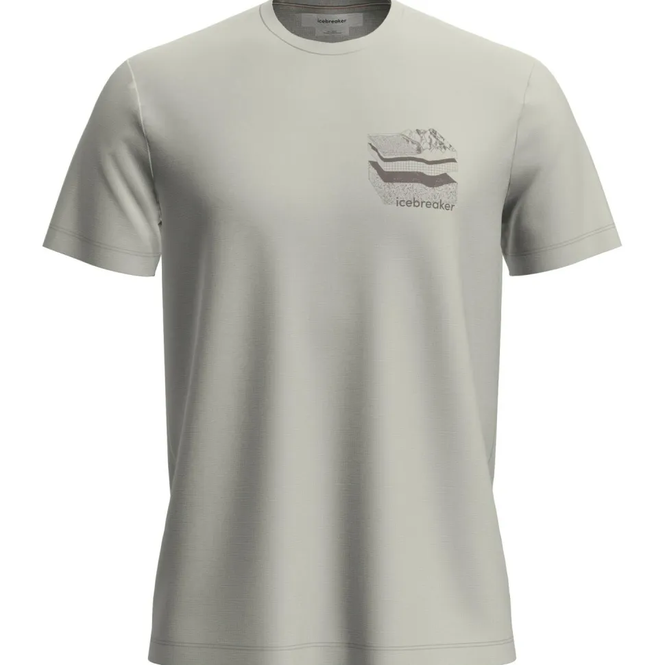 Icebreaker - Merino 150 Tech Lite S/S Tee Evolving Layers - Merinoshirt
