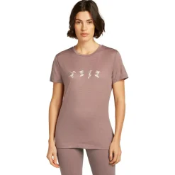 Icebreaker - Women's Merino 150 Tech Lite S/S Tee Snow Day - Merinoshirt