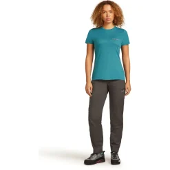 Icebreaker - Women's Merino 150 Tech Lite S/S Teeib Wordmark - Merinoshirt