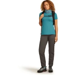 Icebreaker - Women's Merino 150 Tech Lite S/S Teeib Wordmark - Merinoshirt