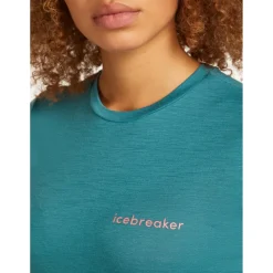 Icebreaker - Women's Merino 150 Tech Lite S/S Teeib Wordmark - Merinoshirt