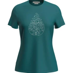 Icebreaker - Women's Merino 150 Tech Lite III S/S Hike Path - Merinoshirt