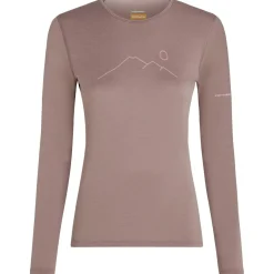 Icebreaker - Women's Merino 200 Oasis L/S Crewe Rainer Ridge - Merinounterwäsche