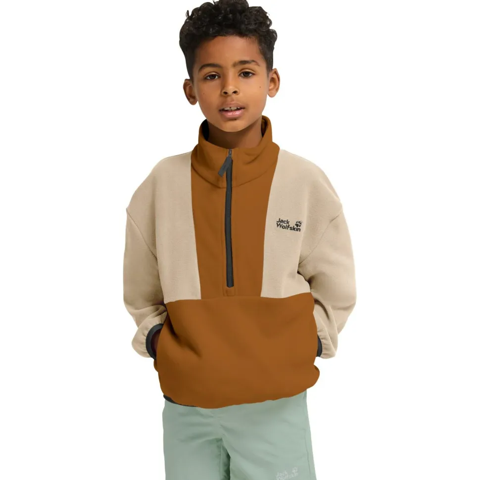 Jack Wolfskin - Kid's Colorblock Taunus Halfzip - Fleecepullover