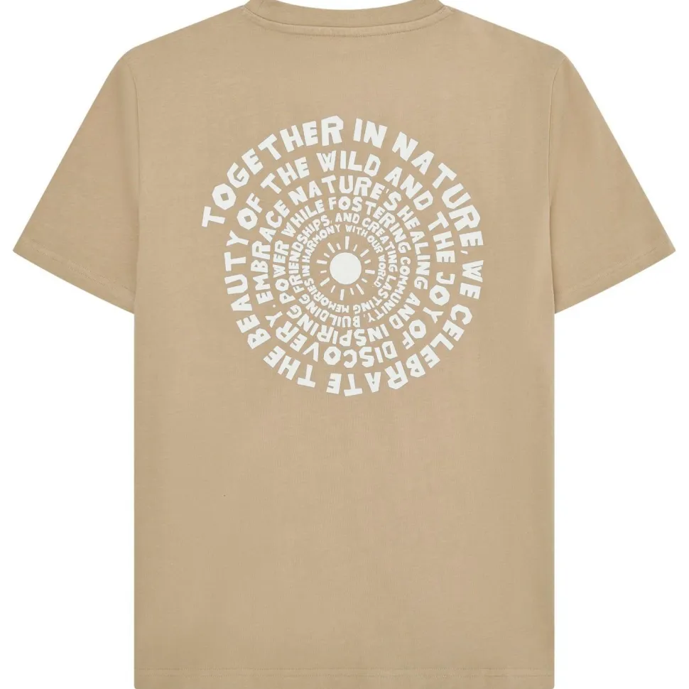 KnowledgeCotton Apparel - Regenerative Organic Cotton Back Print T-Shirt II - T-Shirt