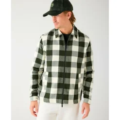 KnowledgeCotton Apparel - Checkered Heavy Flannel Overshirt - Hemd
