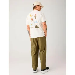 KnowledgeCotton Apparel - Regenerative Organic Cotton Back Print T-Shirt - T-Shirt