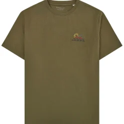 KnowledgeCotton Apparel - Regenerative Organic Cotton Chest Print T-Shirt - T-Shirt
