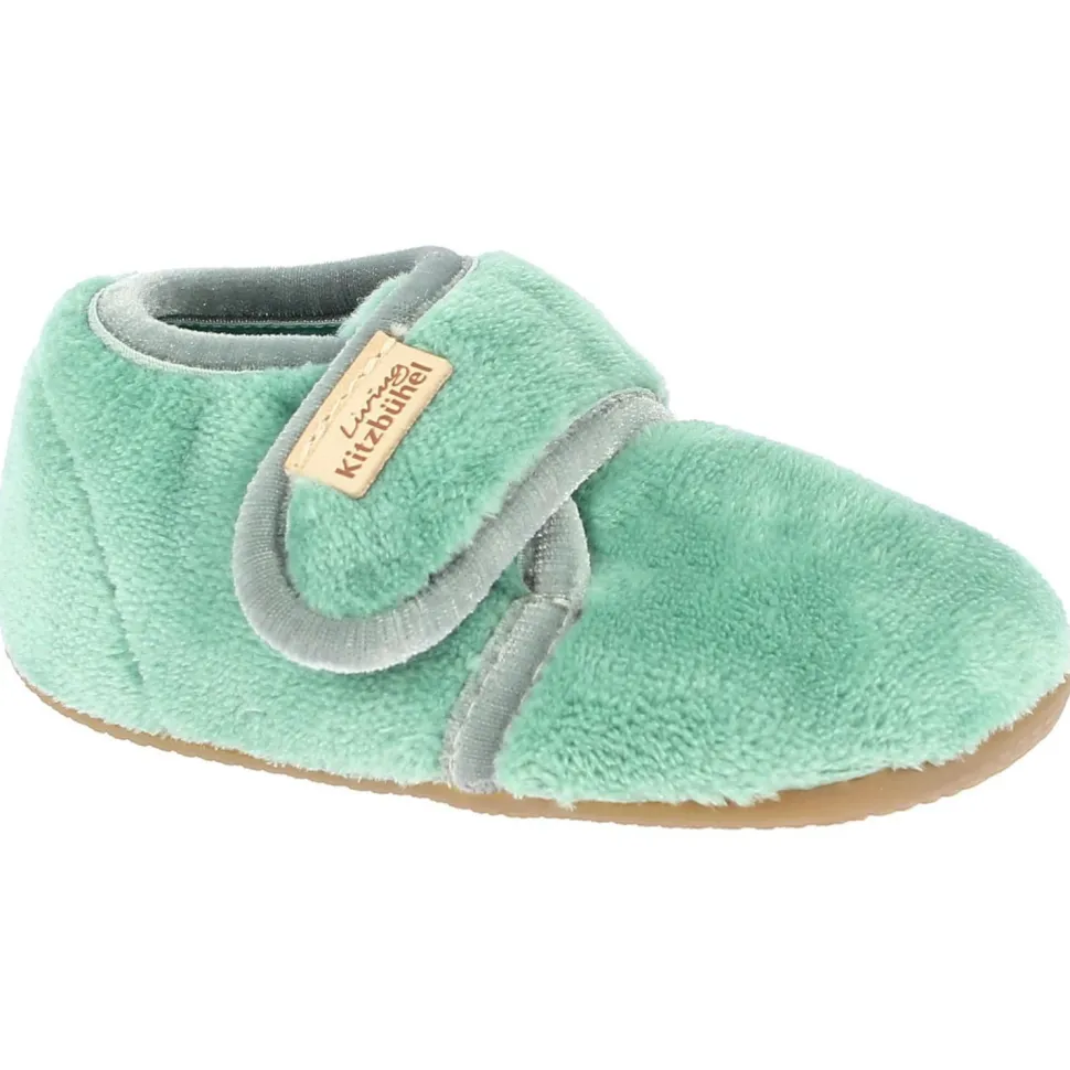 Living Kitzbühel - Baby's Klettschuh Samt Unifarben - Hüttenschuhe