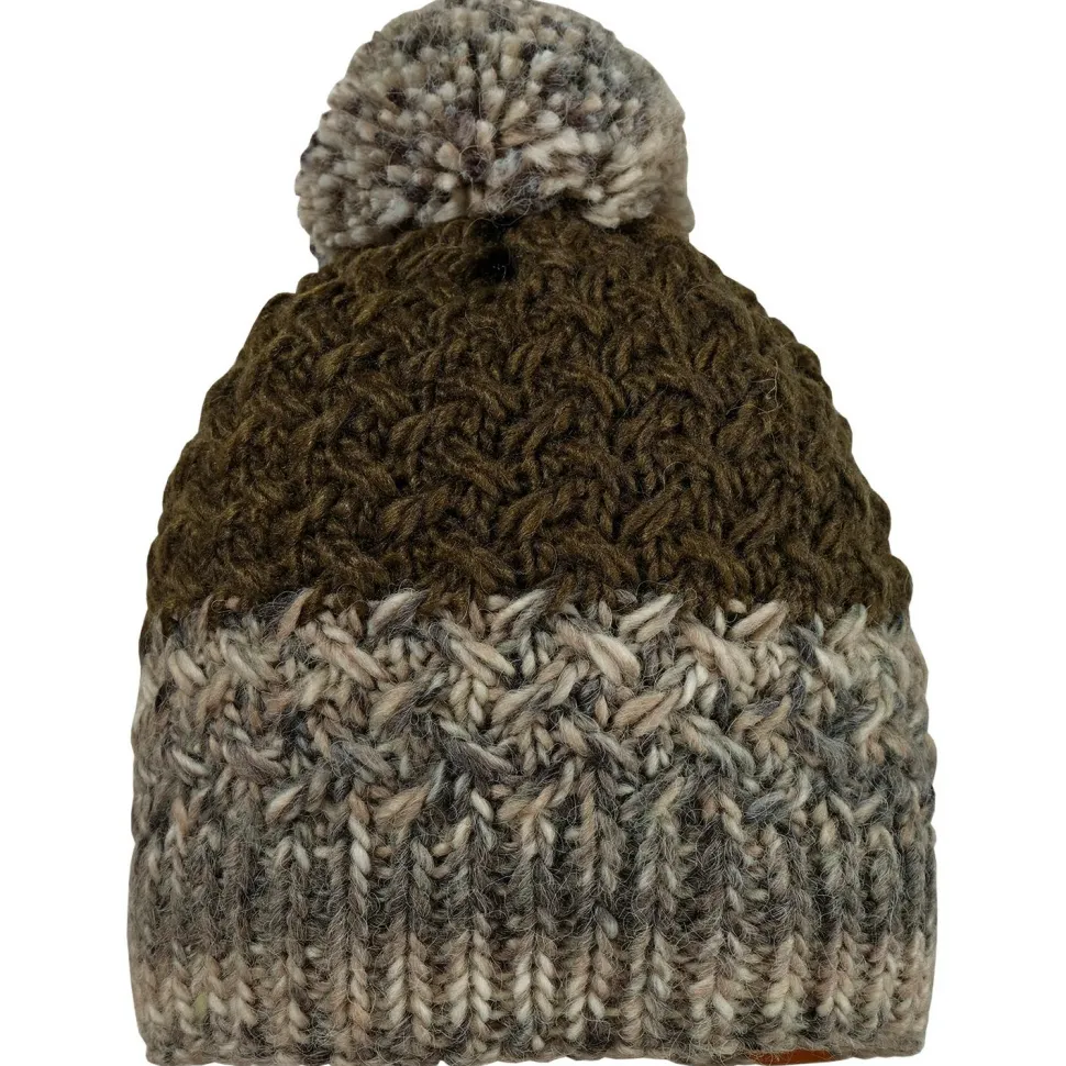 maximo - Boy-Mütze mit Pompon und Vollfutter - Mütze